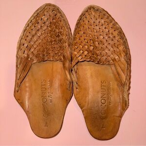 Coconuts by Matisse Tan Woven Flats